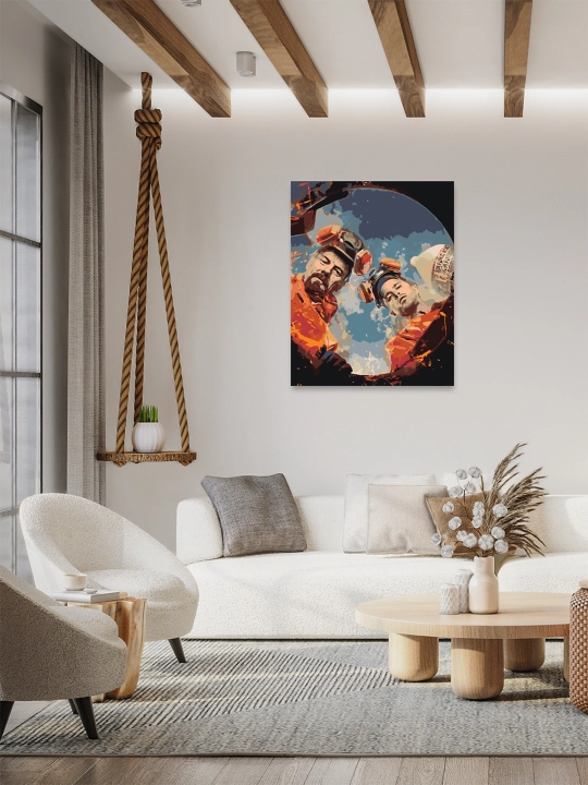 Raqamlar bo'yicha rasm chizish ARTERY "Superqahramonlar", holstda chizmachilik, 40 * 50 sm