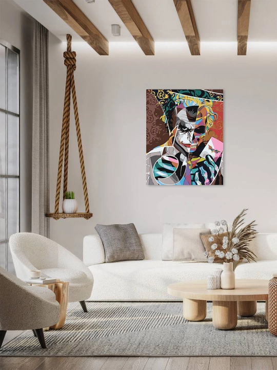Raqamlar bo'yicha rasm chizish ARTERY "Superqahramonlar", holstda chizmachilik, 40 * 50 sm