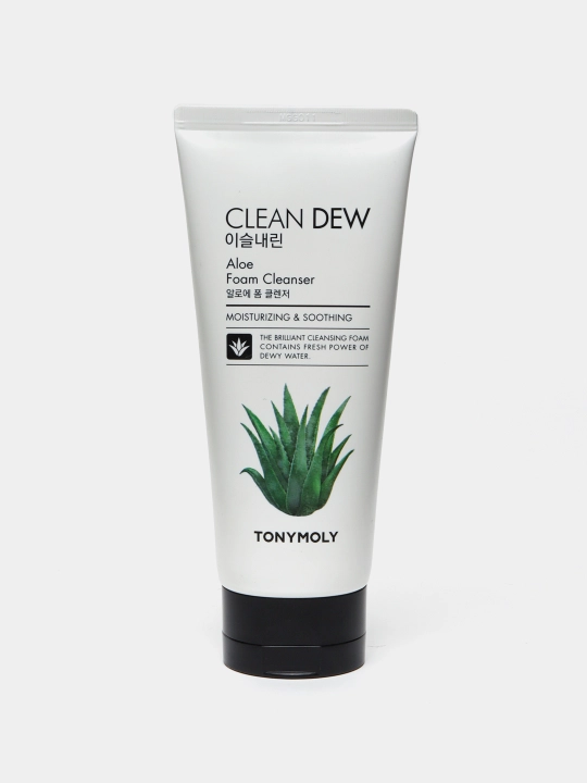Пенка для лица TonyMoly Clean Dew, алое, 180 мл