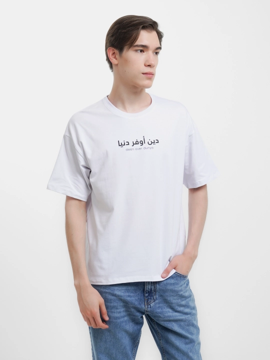 Футболка оверсайз с принтом, унисекс, Aurawear, "Muslim"