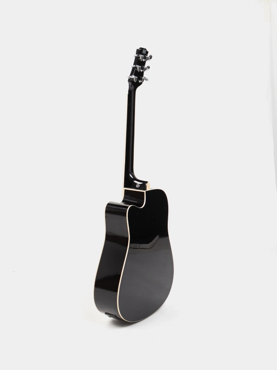 Akustik gitara Ashton D20 s CEQ BK, qattiq yuqori drednout, elektr