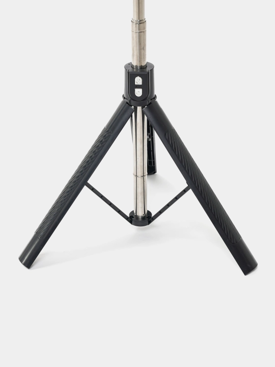 Tripod stendi, selfi tayoqchasi + LED chiroq, jonli efir uchun, 200 sm