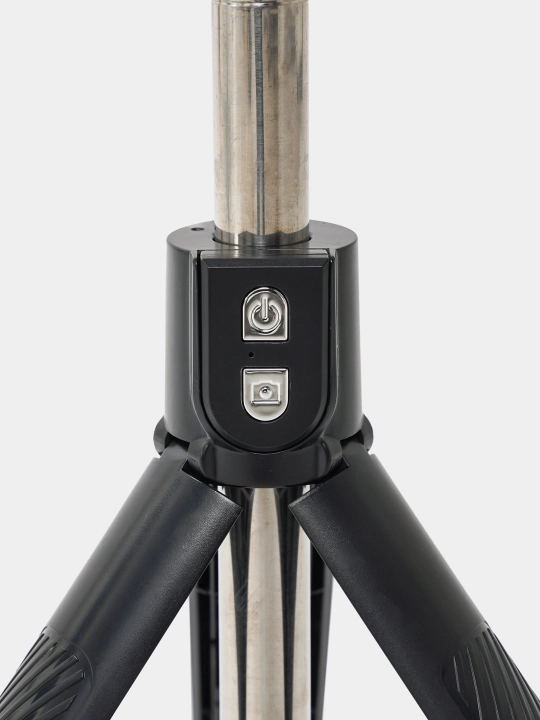Tripod stendi, selfi tayoqchasi + LED chiroq, jonli efir uchun, 200 sm