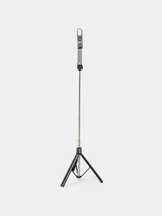 Tripod stendi, selfi tayoqchasi + LED chiroq, jonli efir uchun, 200 sm