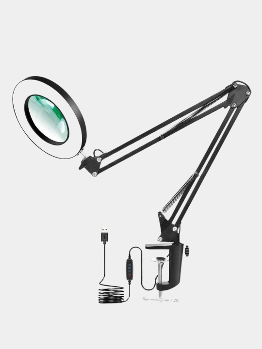 Lupa chiroq, metall lupa chiroq, uch xil porlash, 110mm ob'ektiv