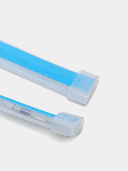 Avtomobil faralari uchun svetadiotli LED lenta, RGB, boshqaruv pulti bilan, 60 sm
