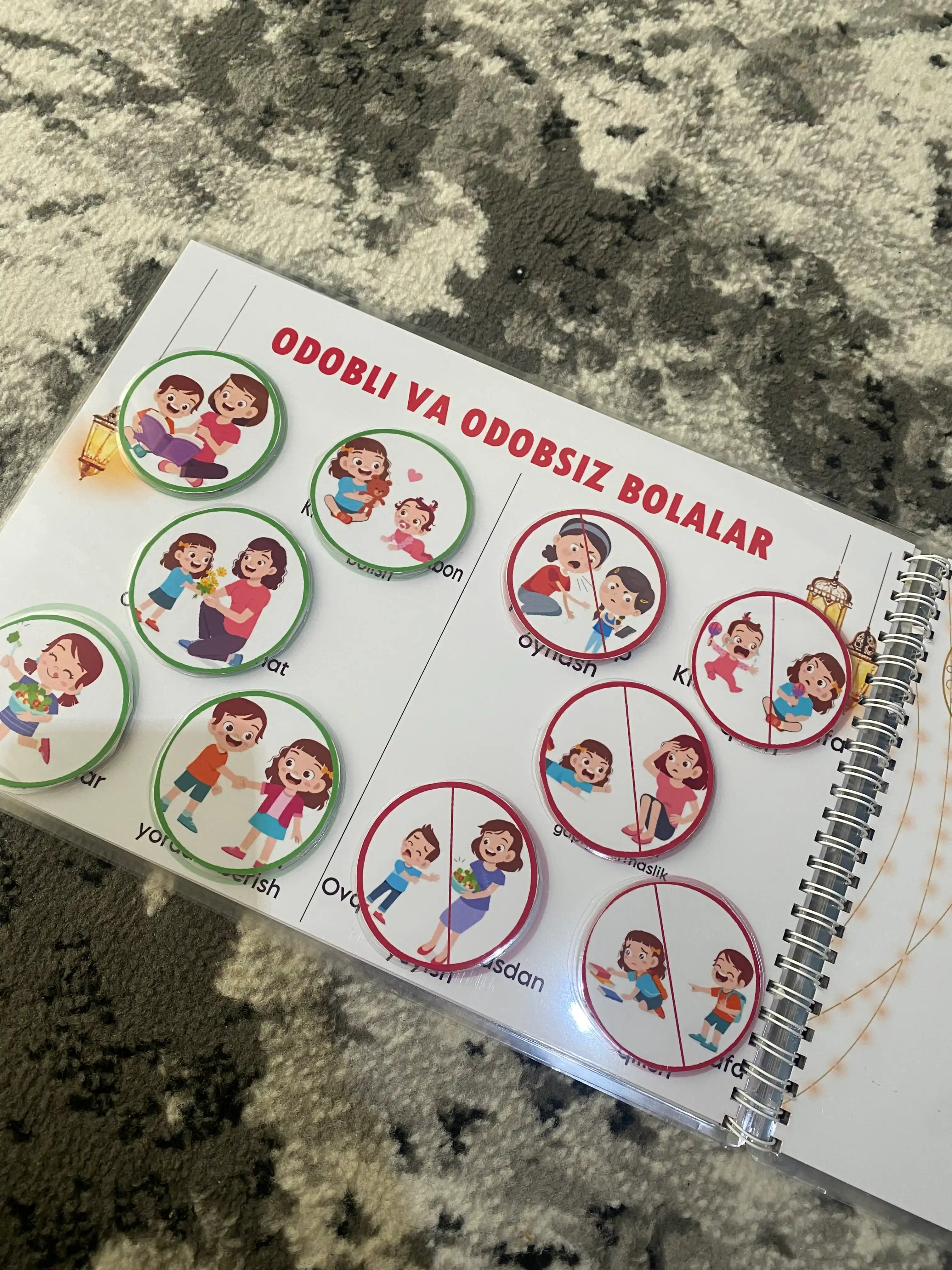 Lipuchkali kitob, tarbiyaviy, qiziqarli, odob axloq, o'rgatuvchi islom dinini o'rgatuvchi