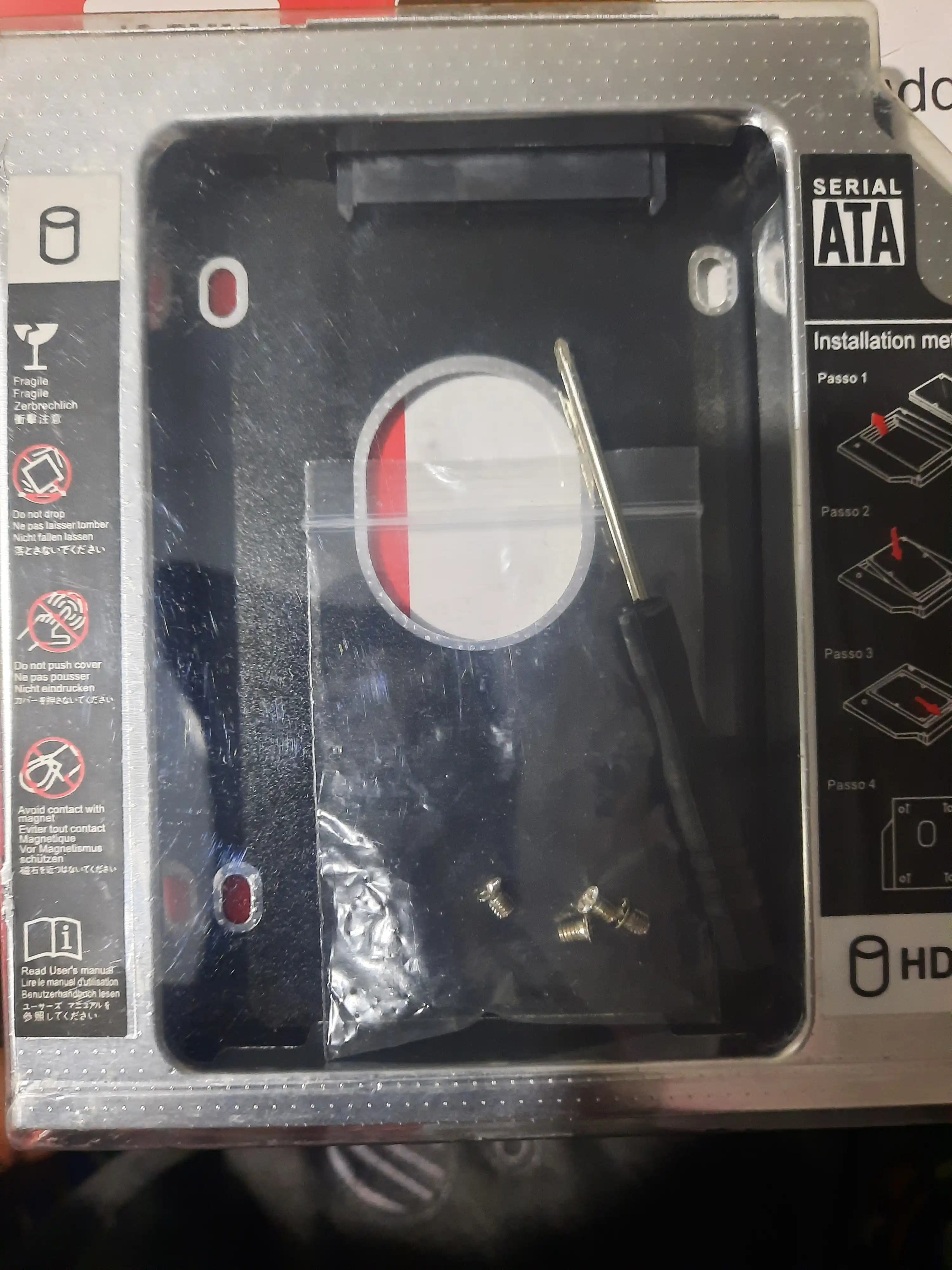 Салазки Optibay, 12.7 мм и 9.5 мм, переходник DVD SSD HDD, адаптер вместо дисковода, Caddy