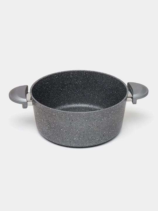 Granitdan yasalgan kuyishga qarshi qozon, O.M.S 3110 qopqoqli
