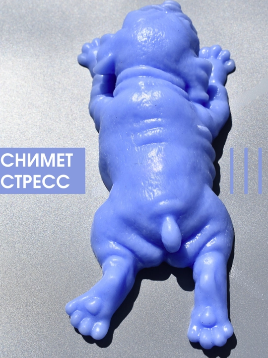 Сквиш собака антистресс, тянучка