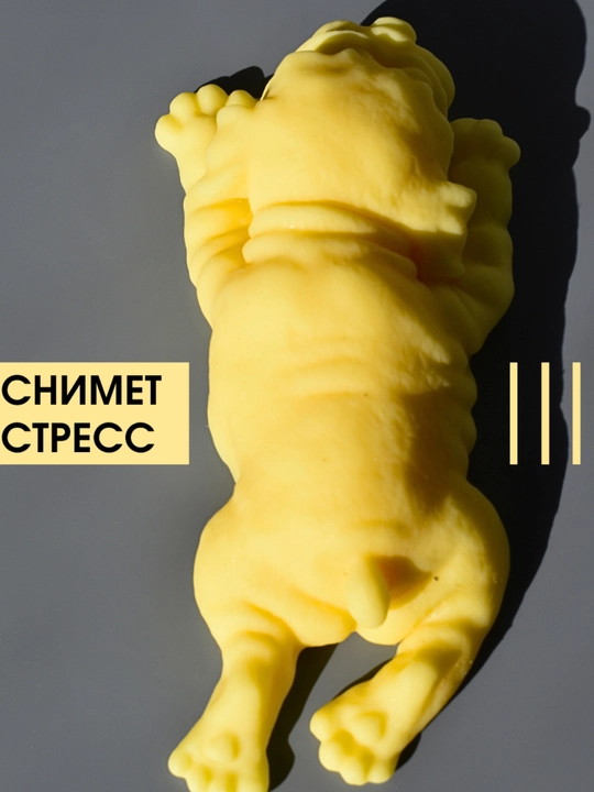 Сквиш собака антистресс, тянучка