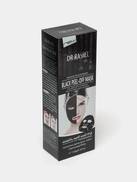 Yuz uchun niqob Dr.Rashel, bambuk ko'mir bilan, 100 ml