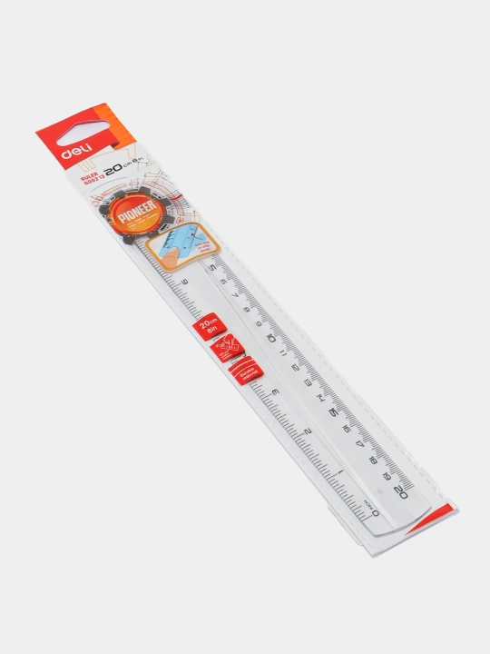 Линейка Deli EG00212, 20 см