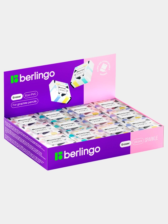 O'chirgich Assorti 5 dona Berlingo "Sparkle", turli xil