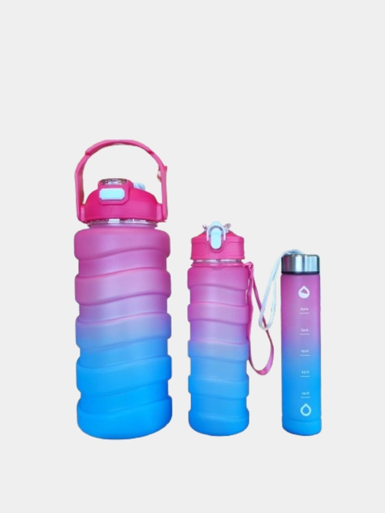 Спортивная бутылка для воды 3 в 1