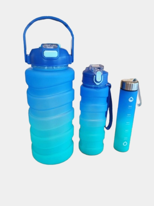 Спортивная бутылка для воды 3 в 1