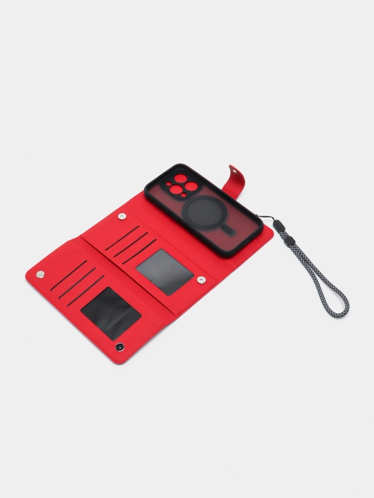 Чехол кошелёк для iPhone 15 Pro - 