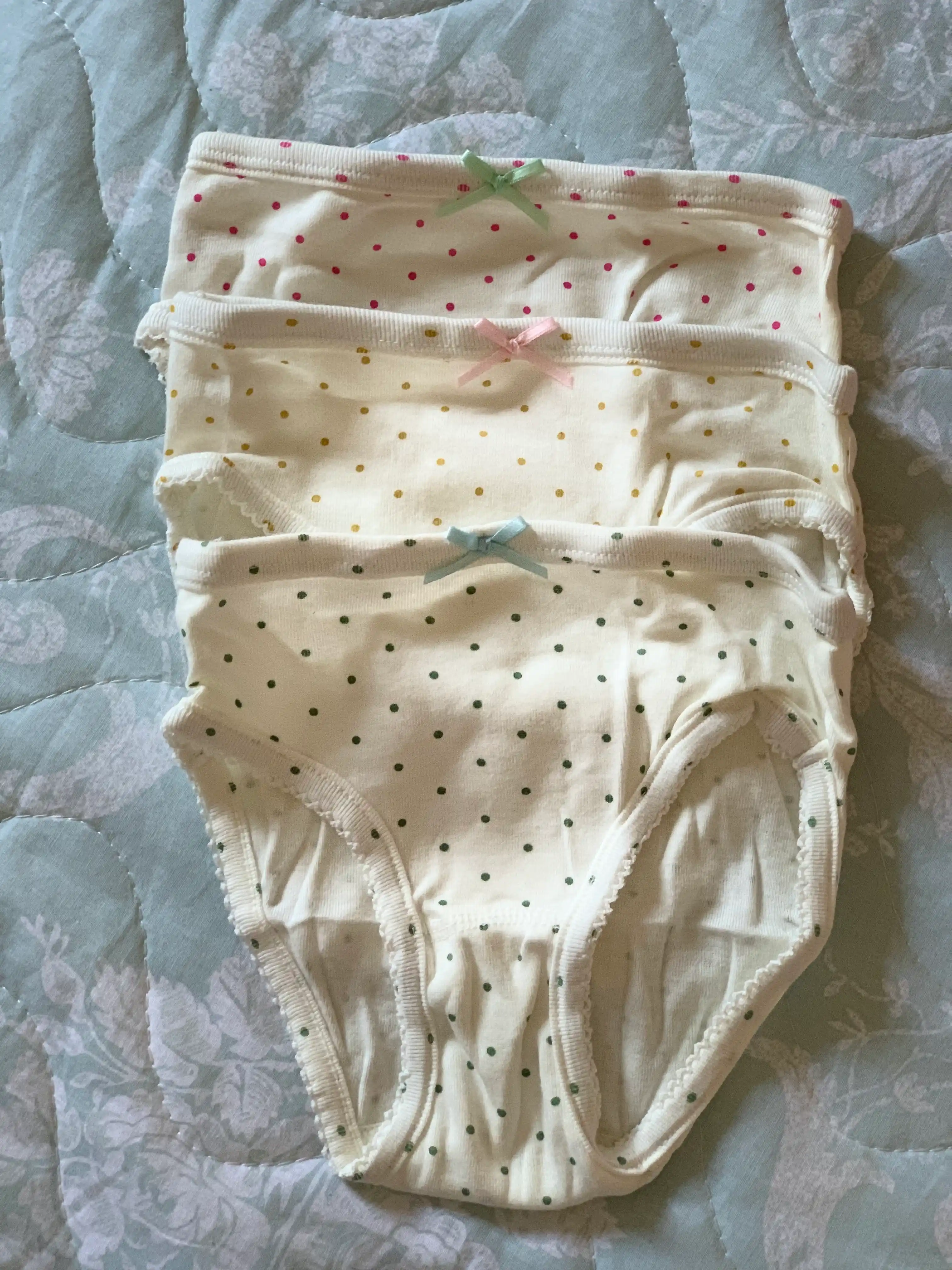 Трусы детские для девочек набор 3 шт