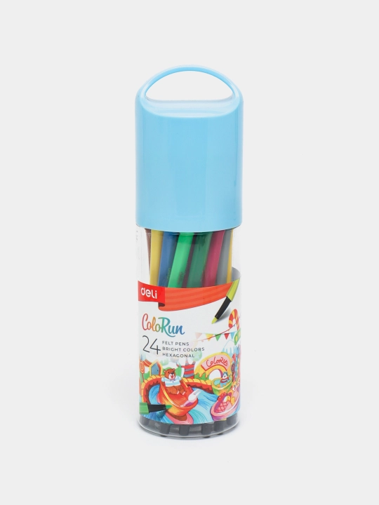 Фломастеры 24 цвета Deli EC156-24 - 