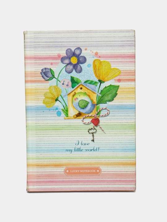 Bloknot, 60g, Integral, 143x210mm, 64 l, katak, matli laminatsiya Soft-touch, dizayn 19447-19450 - 