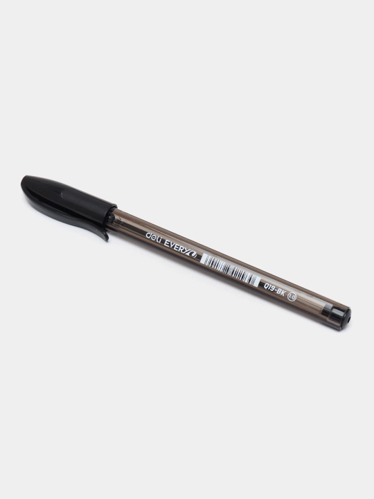 Sharikli ruchka Deli EQ19-BK, 1 mm, 3 dona