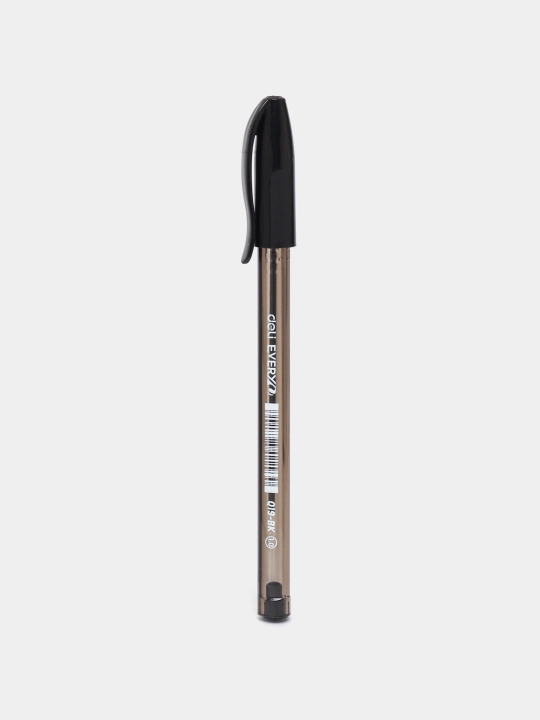 Sharikli ruchka Deli EQ19-BK, 1 mm, 3 dona