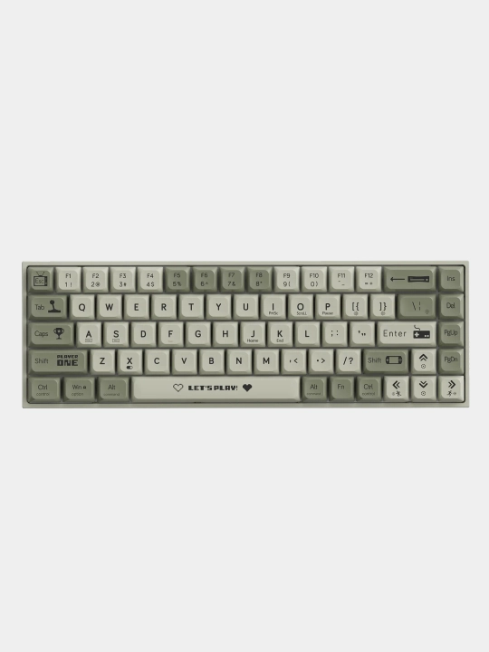 Mexanik Klaviatura AJAZZ AK680, Simli USB Type-C, Mini 68 Tugmali, Hot-Swap, RGB, Oyin
