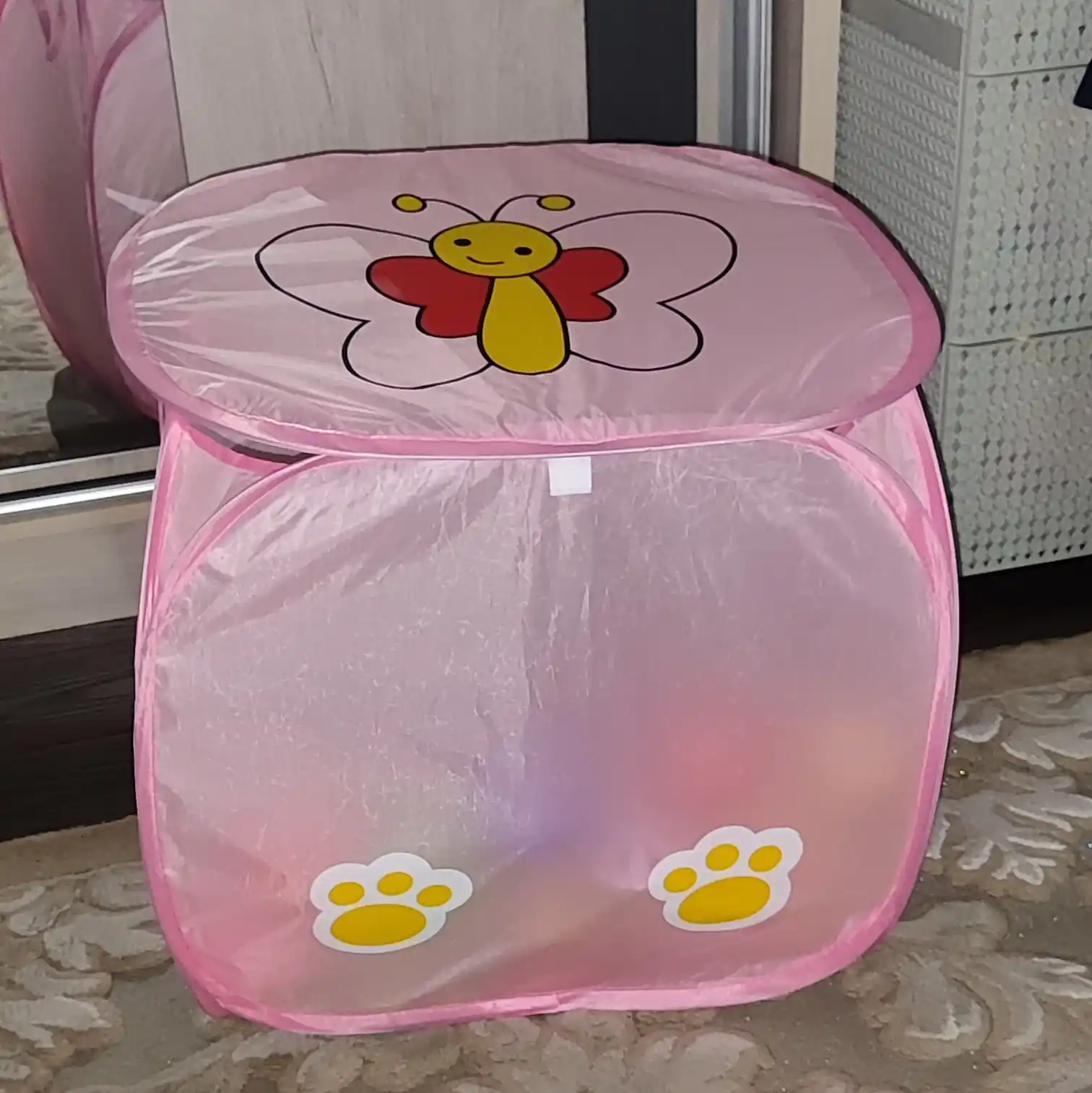 Универсальная корзина для хранения игрушек и одежды, детский органайзер 45x45 см