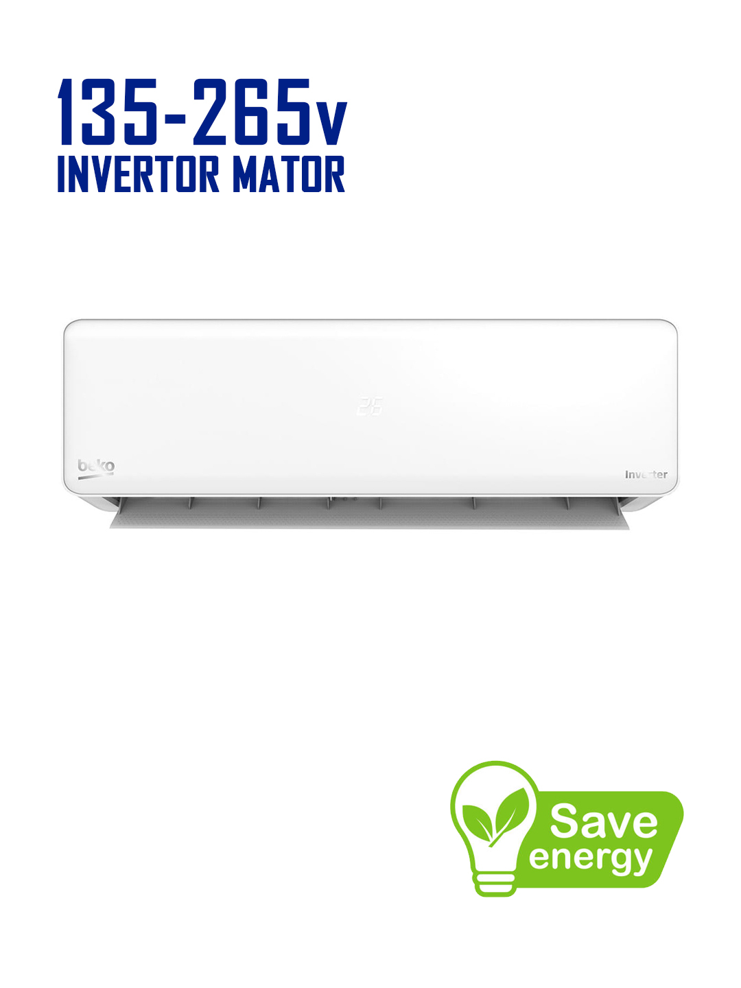 Кондиционер Beko 12 invertor BRHPA 120 / BRHPA 121 купить по низким ...
