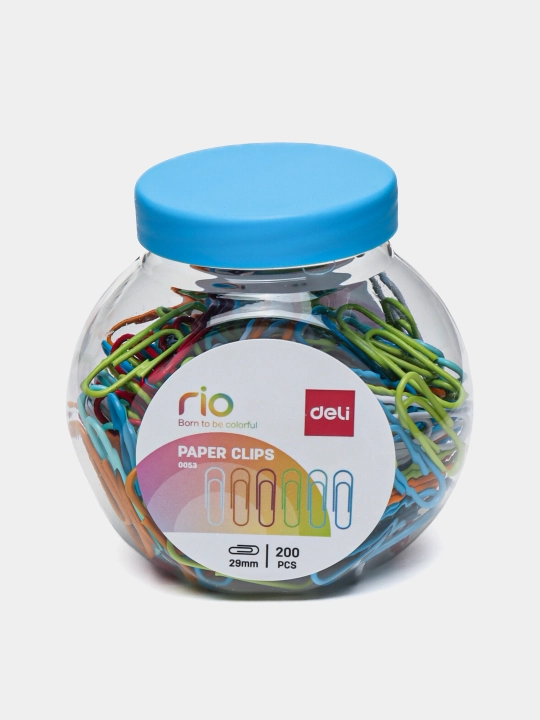Скрепки, 200 шт, Deli E0053 - 