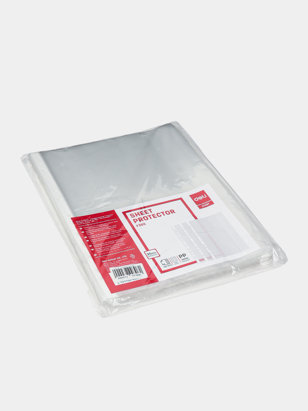 Deli fayllar, shaffof A4, vertikal, 35 mikron, EF20502 - 