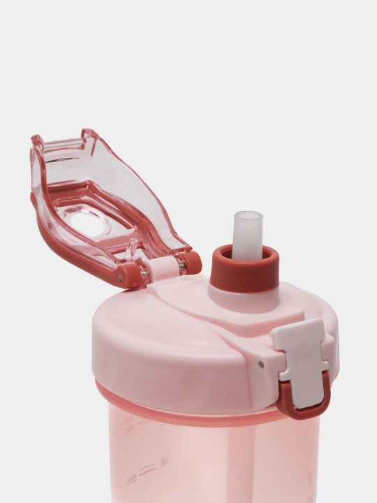 Suv va oqsilli ichimliklar uchun naychali sheyker, 800 ml
