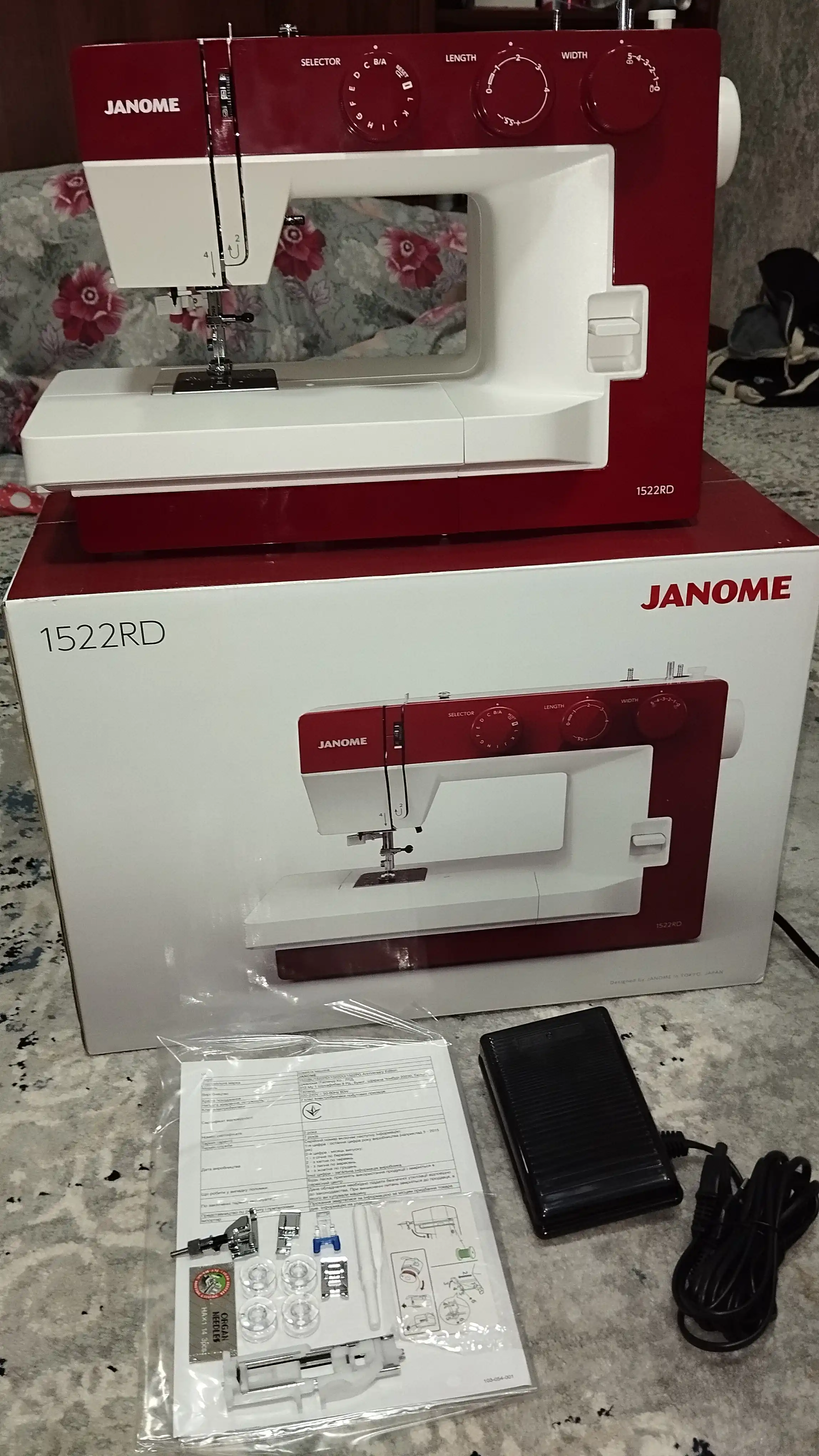 Швейная машина Janome 1522RD