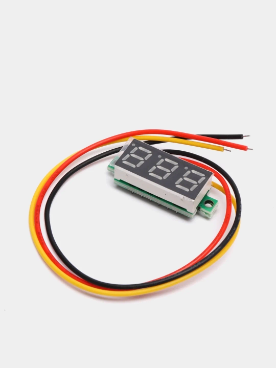 Uch simli mini voltmetr 0 - 100 VDC