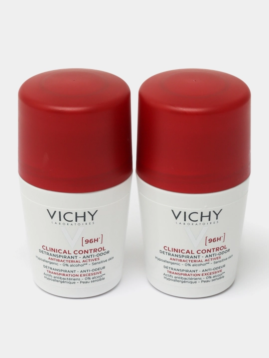 Набор VICHY CLINICAL CONTROL Дезодорант-антиперспирант с защитой 96 ч, 50 мл (2 штуки)