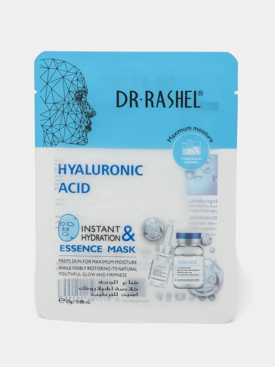 Yuz uchun niqob Dr.Rashel, gialuron kislotasi bilan, 25 g - 
