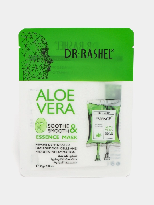 Yuz uchun niqob Dr.Rashel, aloe vera bilan, 25 g - 