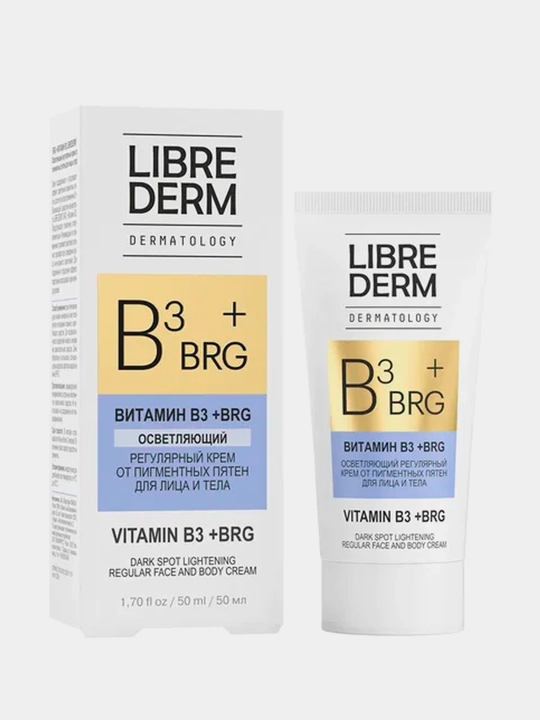 Крем для лица и тела Librederm Dermatology, витамин В3, 50 мл - 