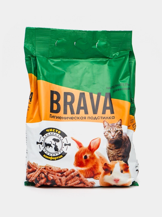 To'ldiruvchi "Brava" gigienik, to'plangan, tabiiy bentonit, 10x2 kg - 