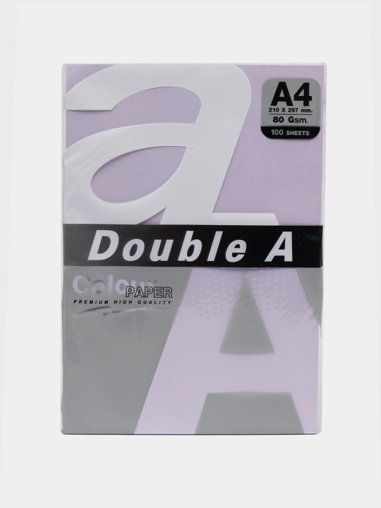 Uy, maktab, bolalar bog'chasi va ofis uchun Double А rangli qog'ozi, A4 format, 100 varaq