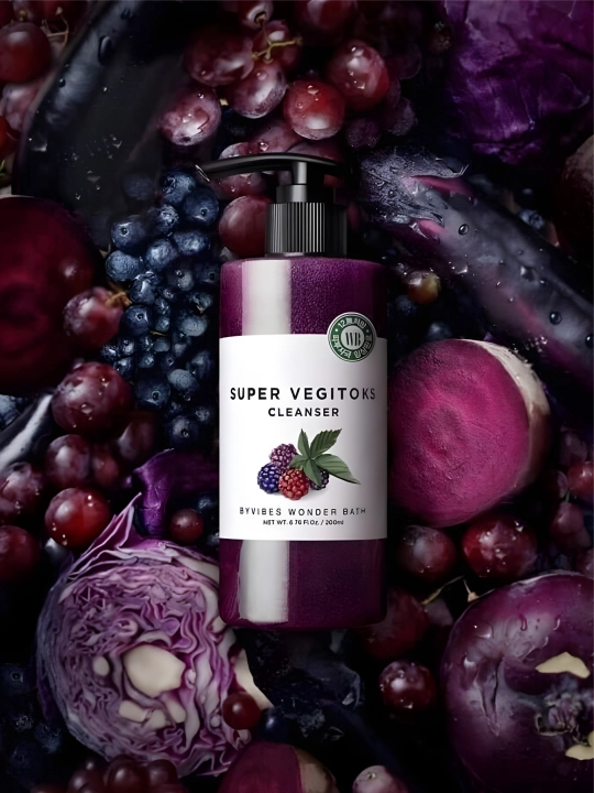 Очищающая пенка для умывания Wonder Bath super vegitoks cleanser, 300 мл