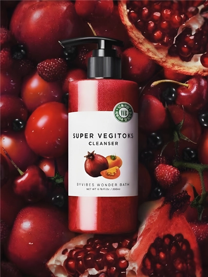 Очищающая пенка для умывания Wonder Bath super vegitoks cleanser, 300 мл