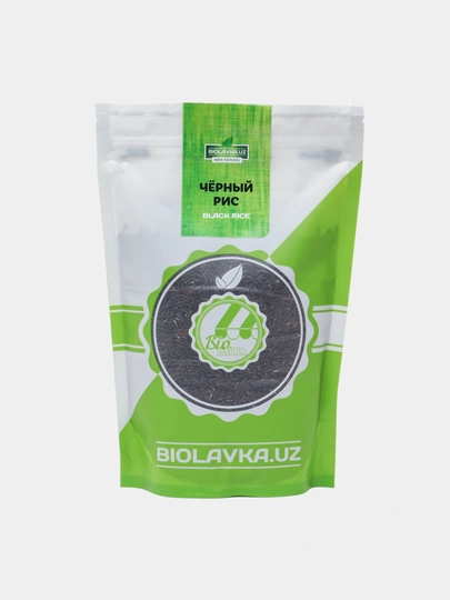 Рис чёрный Biolavka, 500 г — BIOSTOR-10127