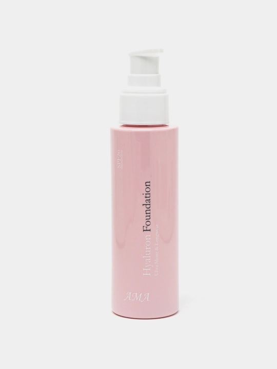 Tonal kremi AMA Hyaluron Foundation, gialuron kislotali, namlantiruvchi, 110 ml
