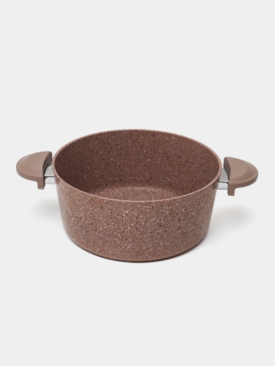 Granitdan yasalgan kuyishga qarshi qozon, O.M.S 3110 qopqoqli