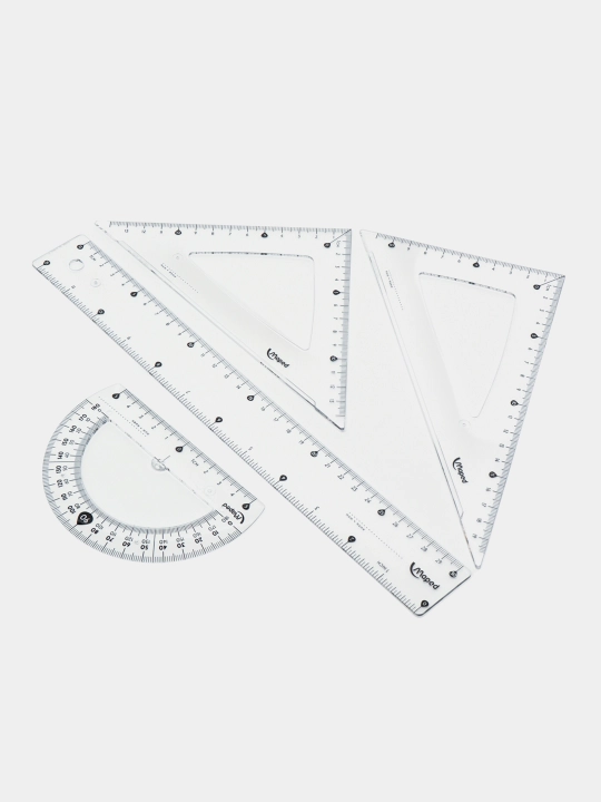Линейка Maped PULSE BAG 897161, в наборе 4 предмета, 30 см, q0000009366 - 