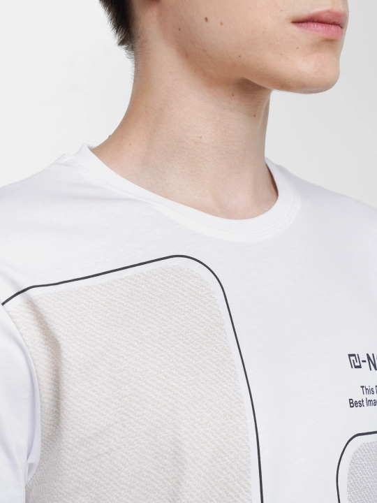 Erkaklar uchun qisqa yengli va printli futbolka NCS, o'lchamlari S-3XL