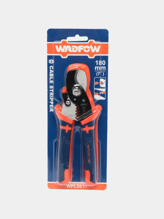 Izolyatsiyani olib tashlash uchun ko'p funktsiyali stripper WADFOW WPL5617, 180 mm - 