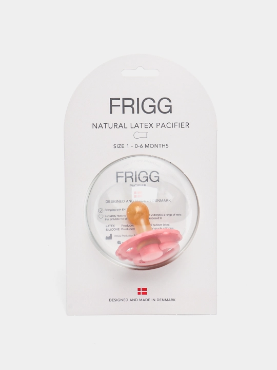 Пустышка FRIGG Daisy Latex Poppy, 0-6 месяцев