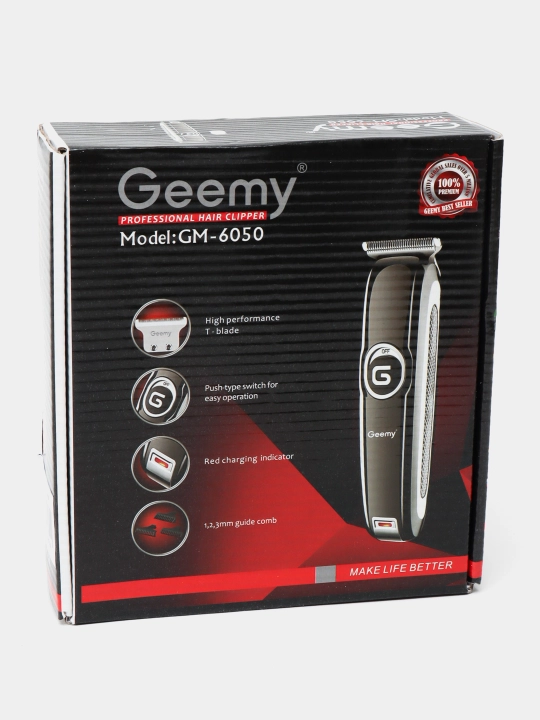 Триммер электробритва Geemy GM 566, для бритья, 3 в 1
